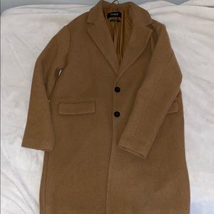 ASOS (Pull & Bear Outwear) brown long coat!